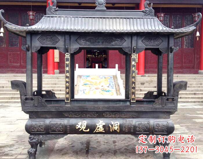 泰州雕塑铜香炉