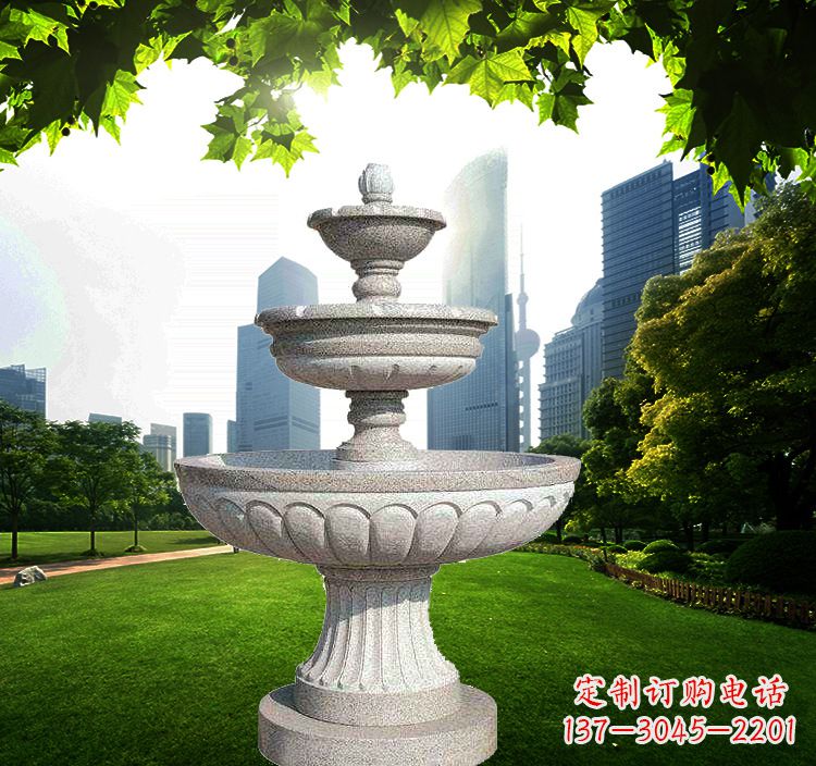 泰州跌水盆石喷泉雕塑