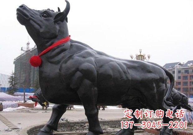 泰州动物铜雕-牛