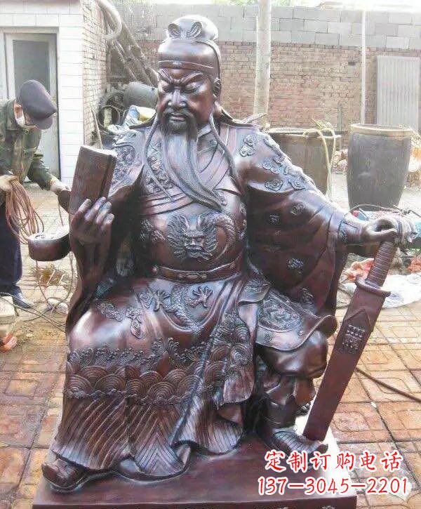泰州关公铜雕——象征着一份久远精神的传承