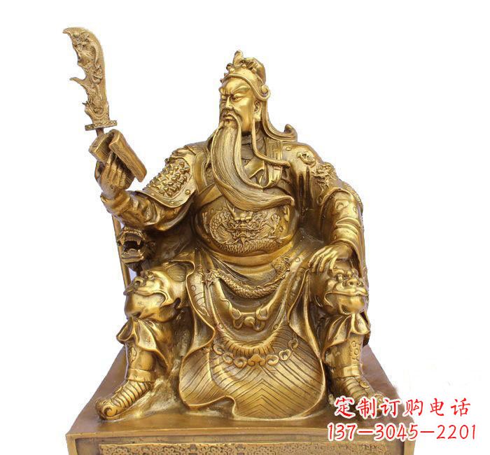 泰州精美关公铜雕