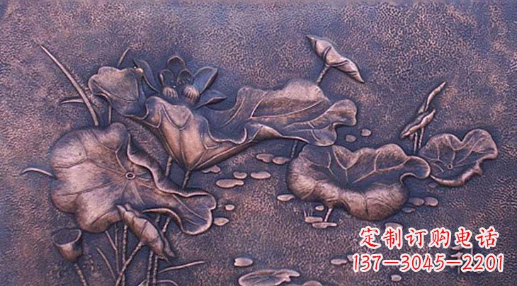 泰州锻铜荷花雕塑