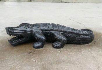 泰州经典鳄鱼景观石雕