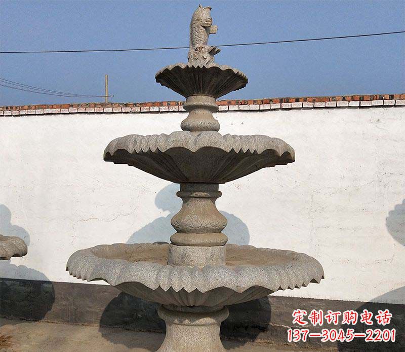 泰州多层喷泉石雕