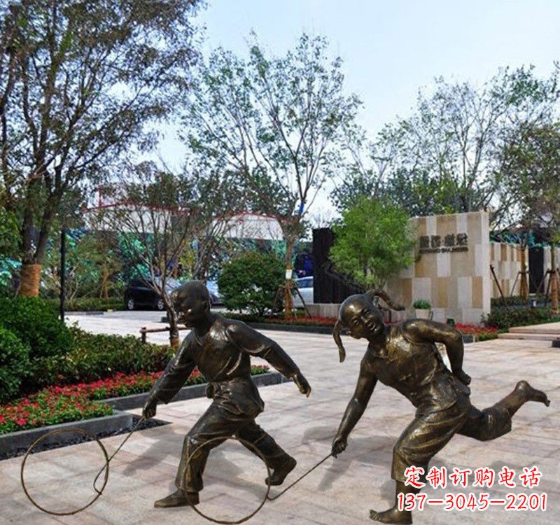 泰州铜雕塑为孩子带来欢乐
