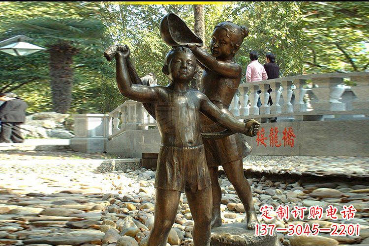 泰州优雅可爱的儿童雕塑