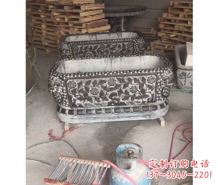 泰州仿古石水缸雕塑