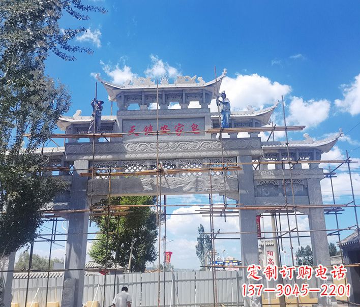 泰州牌坊雕塑品质精湛、精致耐看