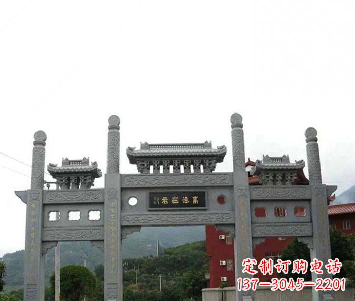 泰州牌坊雕塑·精美雕刻·传承古老文化