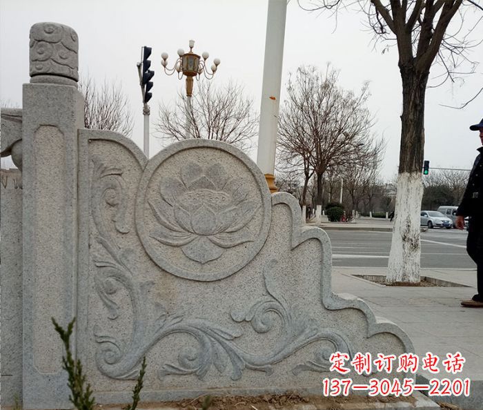 泰州仿古护城河石栏板