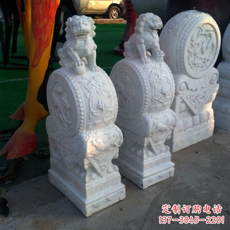 泰州仿古门墩石雕塑,让您的家园更加精致