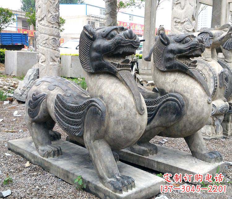 泰州仿古貔貅门口招财石雕