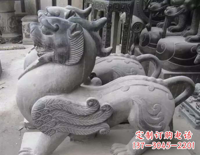 泰州仿古貔貅石雕 (2)