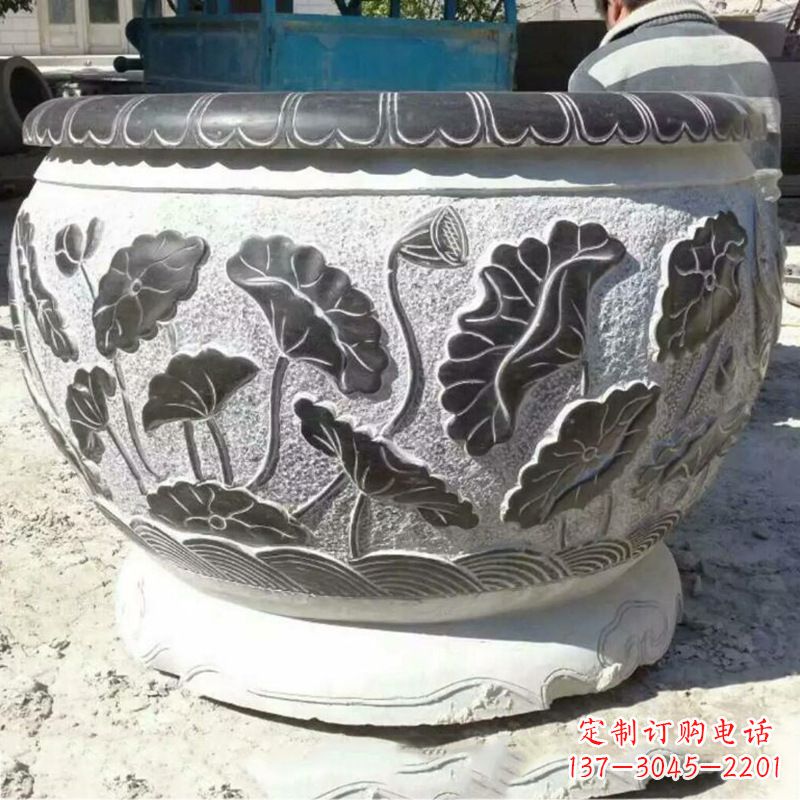 泰州仿古青石做旧水缸