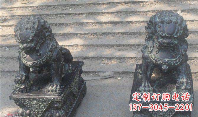 泰州仿古狮子铜雕