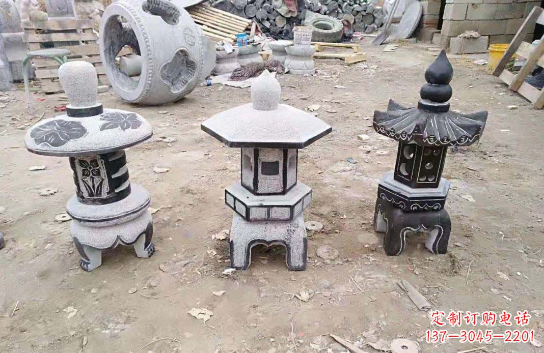 泰州传统仿古石灯雕塑
