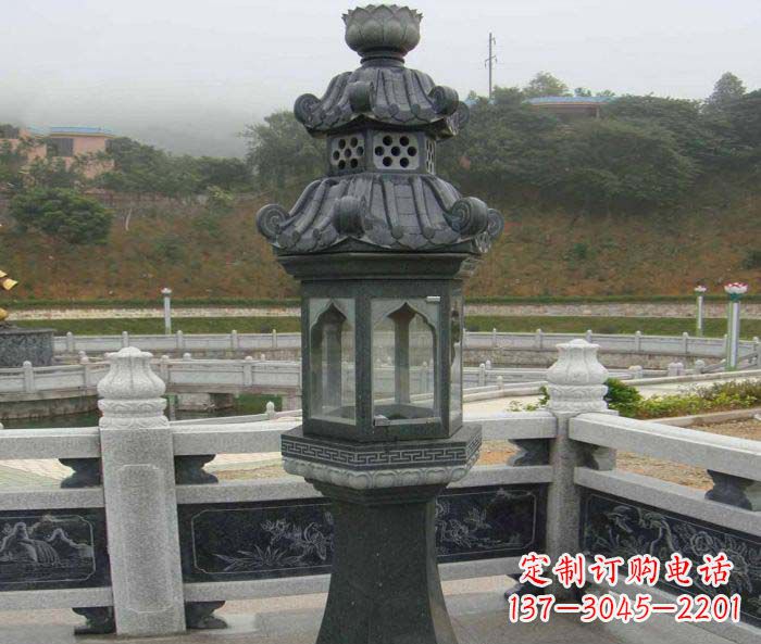泰州仿古石灯雕塑,点亮景观空间
