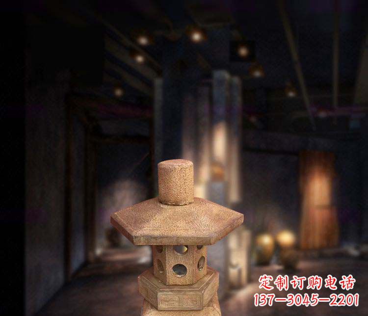 泰州精美仿古石灯雕塑