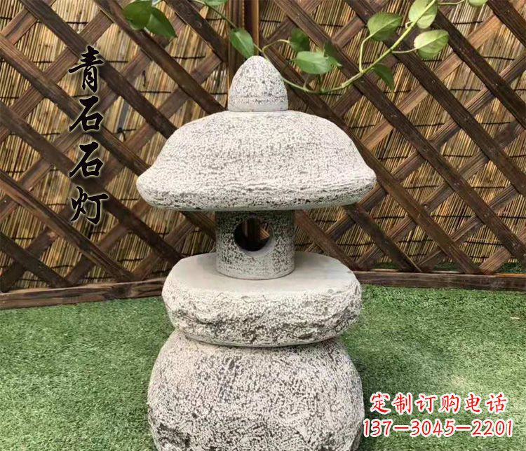 泰州精美仿古石灯公园照明灯石雕
