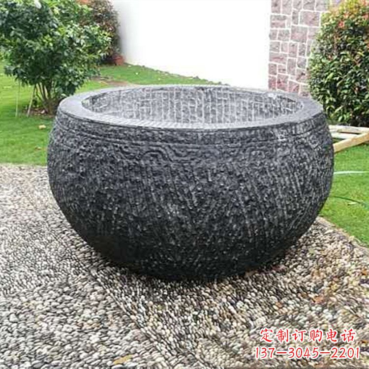 泰州仿古石雕水缸