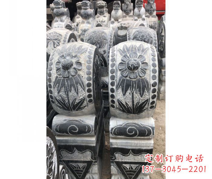 泰州仿古石门墩镇宅抱鼓石