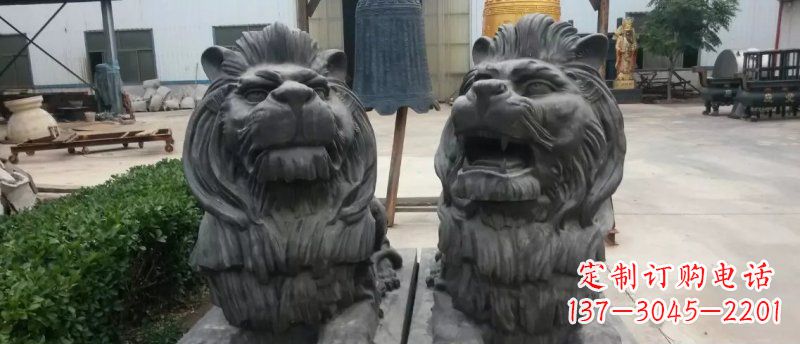 泰州玻璃钢狮子雕塑