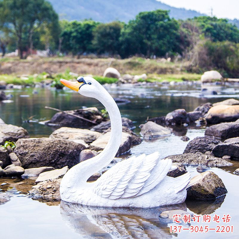 泰州仿真白天鹅仰脖款