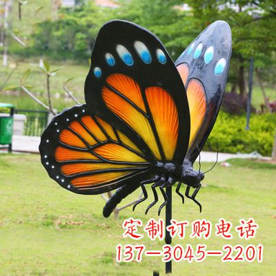 泰州黄色蝴蝶雕塑