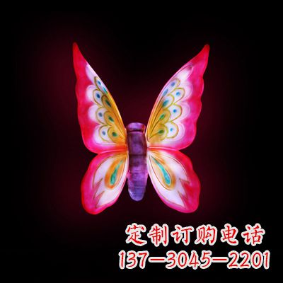 泰州红发蝴蝶 小号发光雕塑