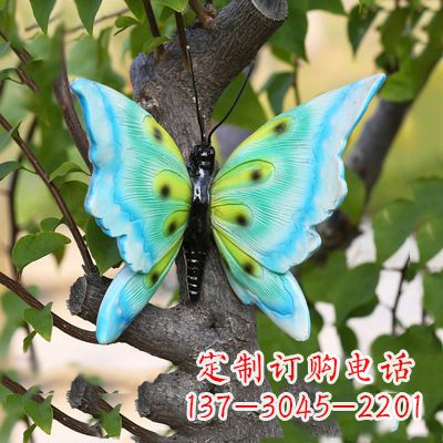 泰州蓝色蝴蝶雕塑