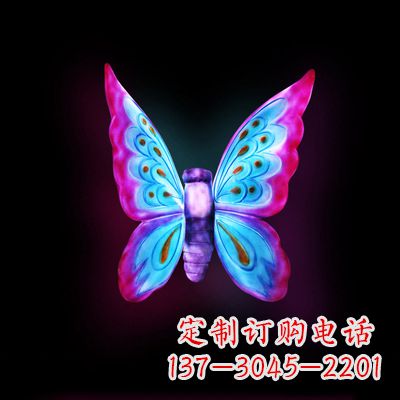 泰州璀璨发光蝴蝶雕塑