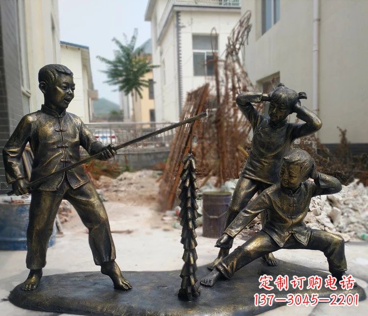 泰州精美儿童铜雕,为孩子们带来欢乐
