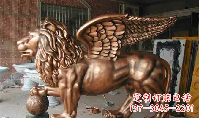 泰州飞狮玻璃钢动物雕塑