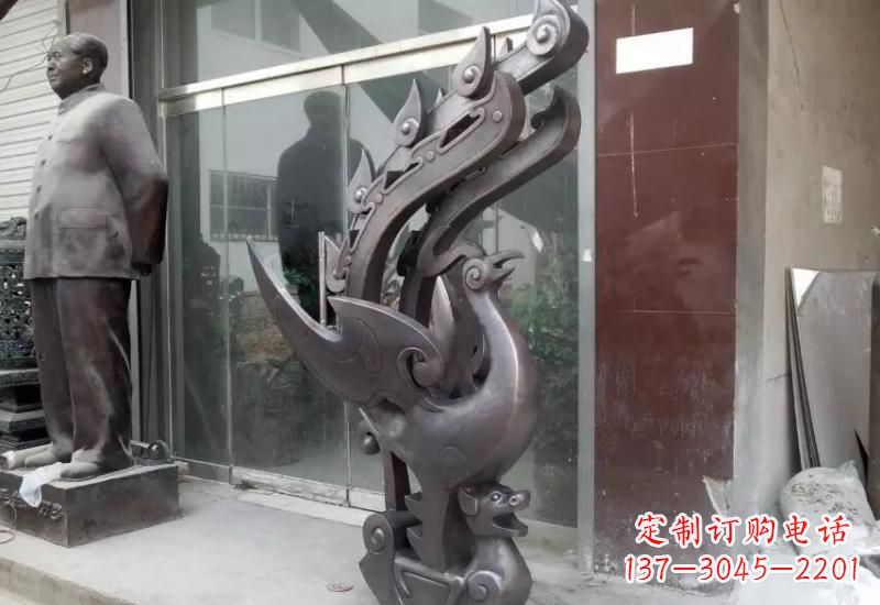泰州艺术级凤凰铜雕