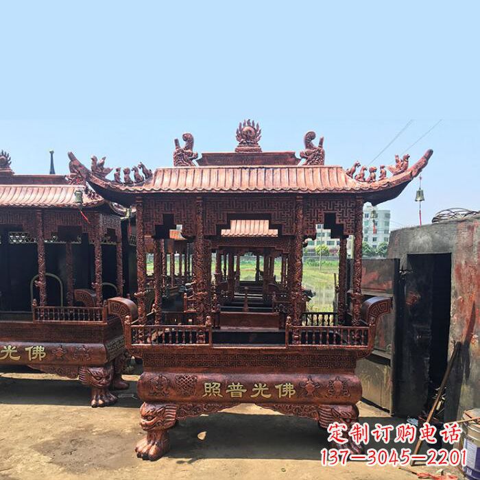 泰州精美铜香炉雕塑
