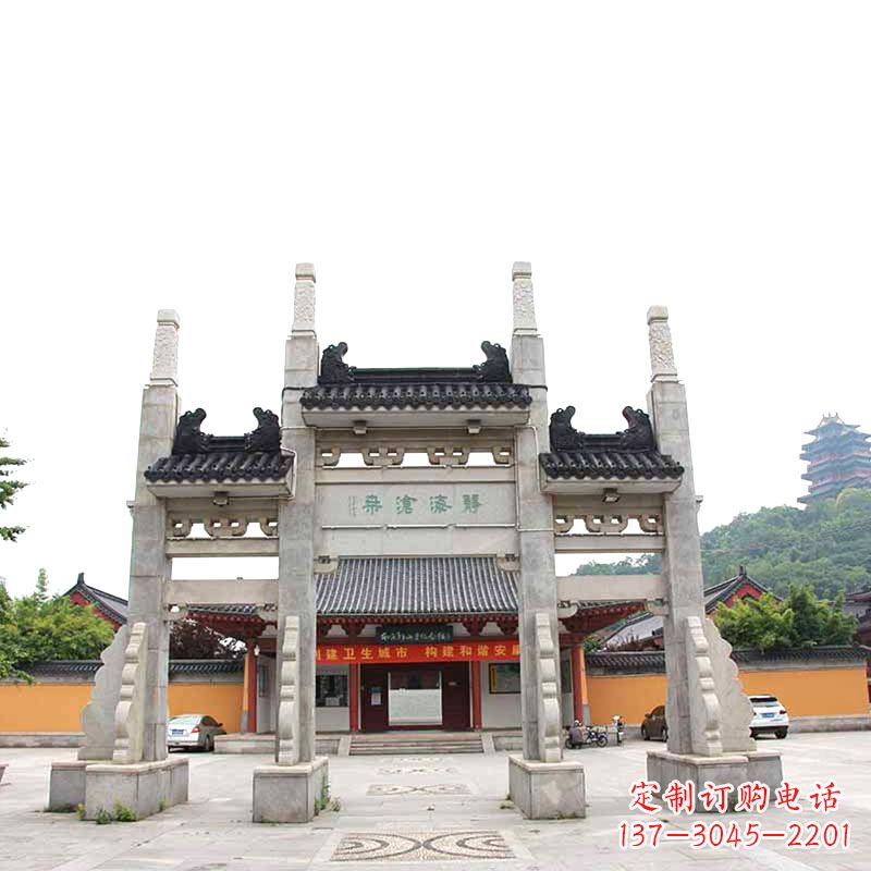 泰州佛教景区石牌坊