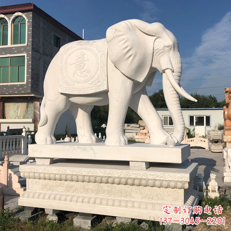泰州佛教石雕大象
