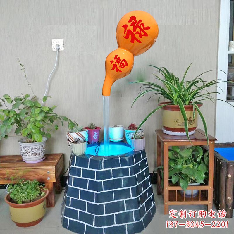 泰州福禄葫芦艺术陶瓷雕塑