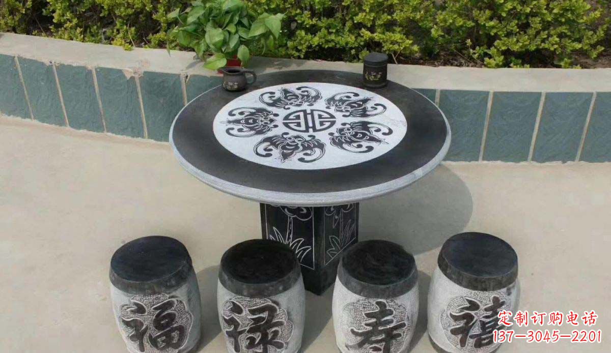 泰州传统工艺福禄寿喜雕塑