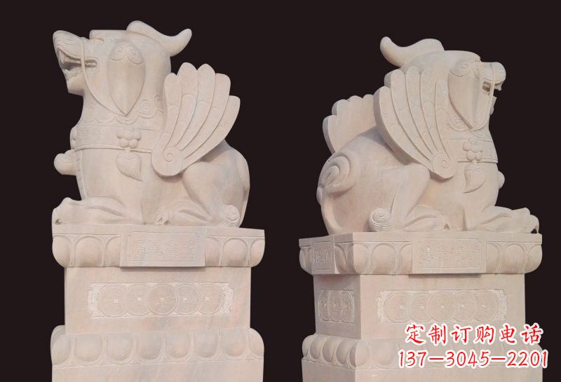 泰州福星象征吉祥幸福高照貔貅石雕