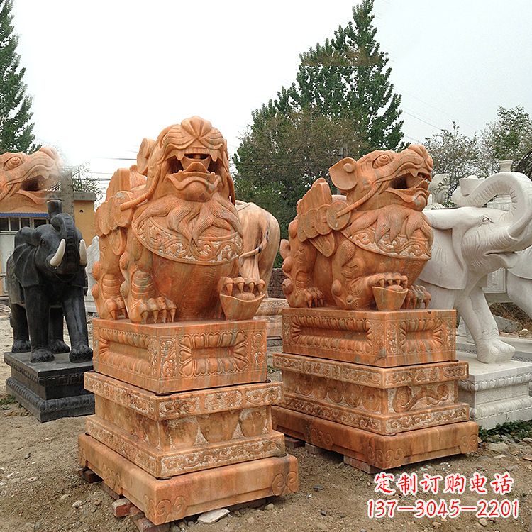 泰州豪华高饱和度貔貅雕塑