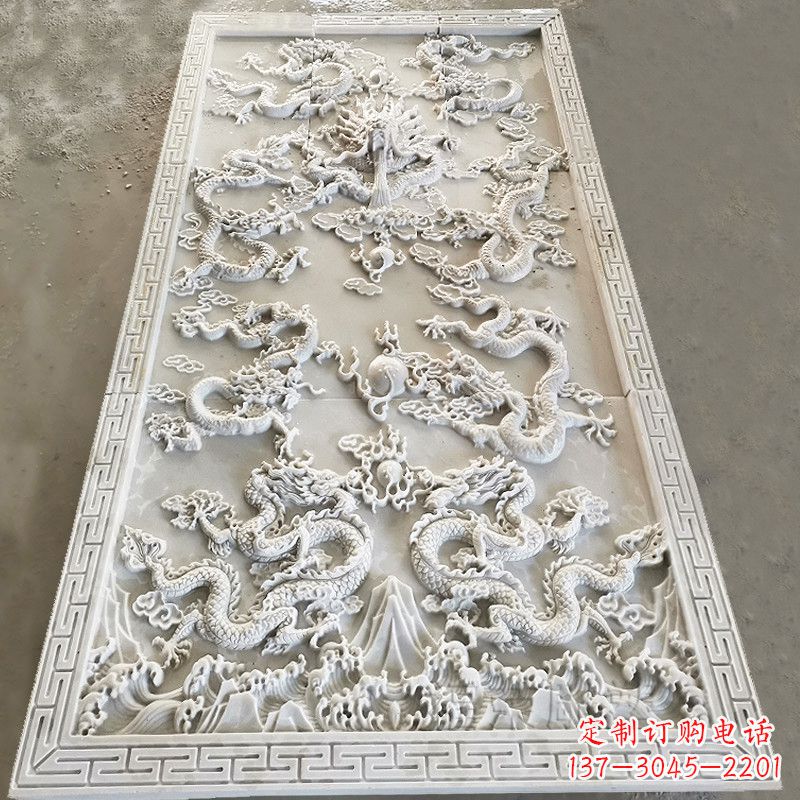泰州九龙壁装饰高浮雕雕塑