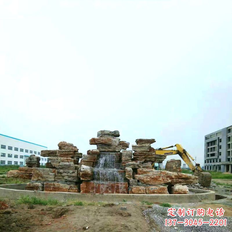 泰州高雅精致的千层石假山雕塑