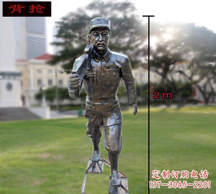 泰州中领雕塑英勇勇士铜雕