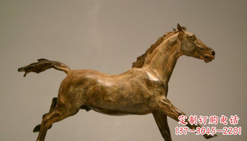 泰州铜雕动物奔跑马