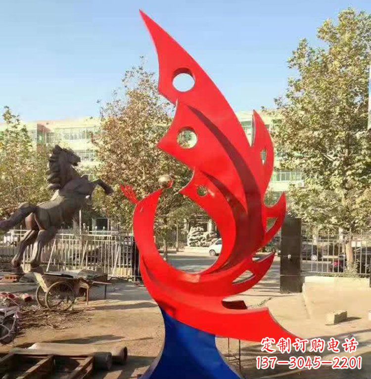 泰州艺术精美的不锈钢凤凰雕塑