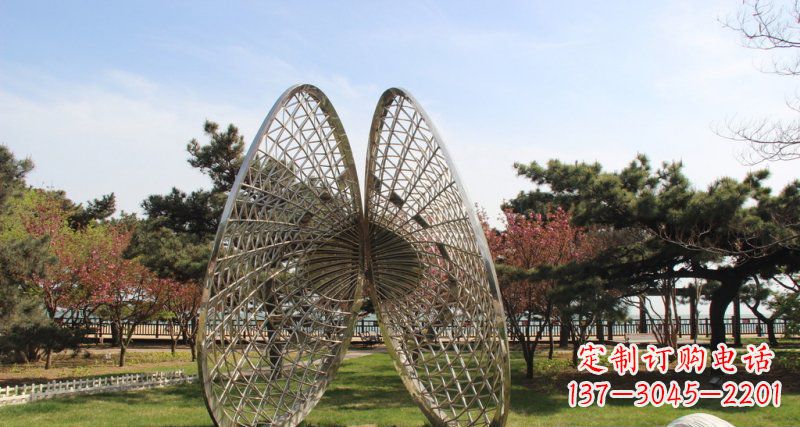 泰州做工细腻的不锈钢抽象雕刻扇贝雕塑