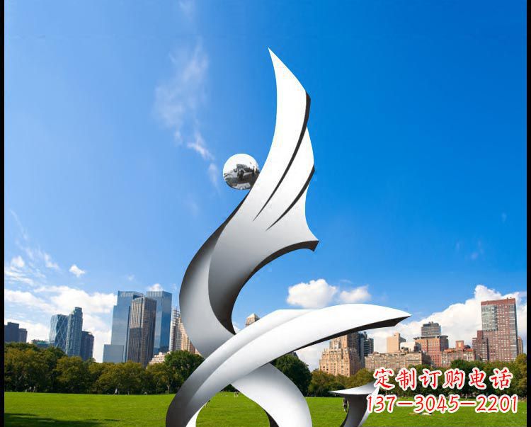 泰州优雅贵族不锈钢凤凰雕塑