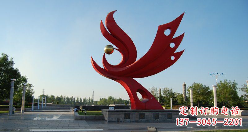 泰州凤凰雕塑——浓缩的美丽传统
