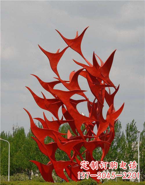 泰州不锈钢天鹅雕塑,唤醒公园景观